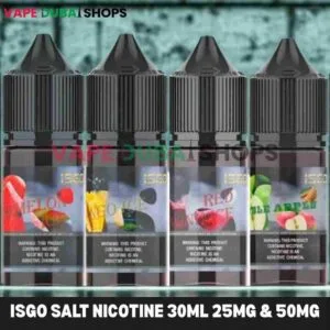 Isgo Salt nicotine 30ml 25MG & 50MG E-liquid In Dubai (1)