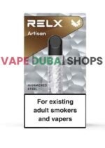 RELX®-Artisan-Vape-Kit-Prce-in-RELX®-Artisan-Vape-Kit-Prce-in-Dubai-Hammered-SteelDubai-Hammered-Steel