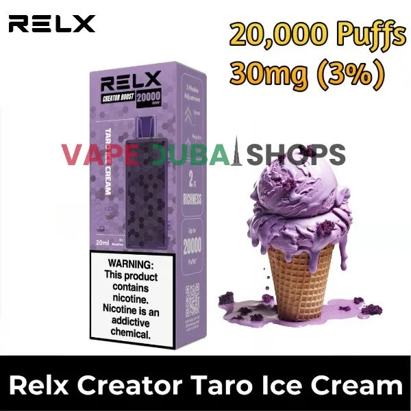 relx pod taro Creator Extra Pods 1pcs Pack In UAE Mr Fog Switch Flavor:Pineapple Lime+ Cherry Lemon Breeze: Complete
