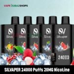 SILVAPER 24000 Puffs 20MG Nicotine Disposable Vape