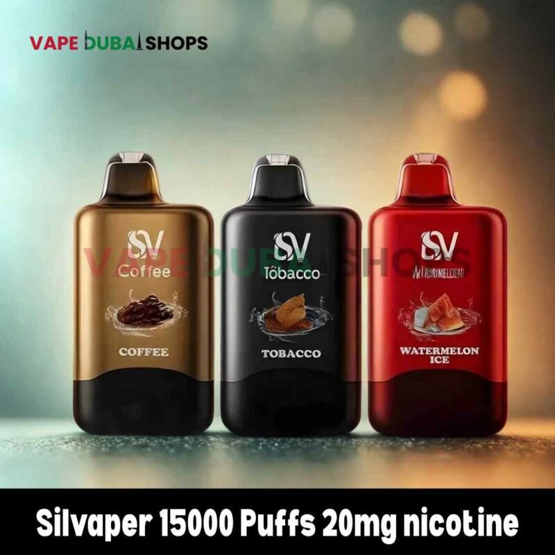 Silvaper 15000 Puffs 20mg nicotine Disposable Vape In Dubai