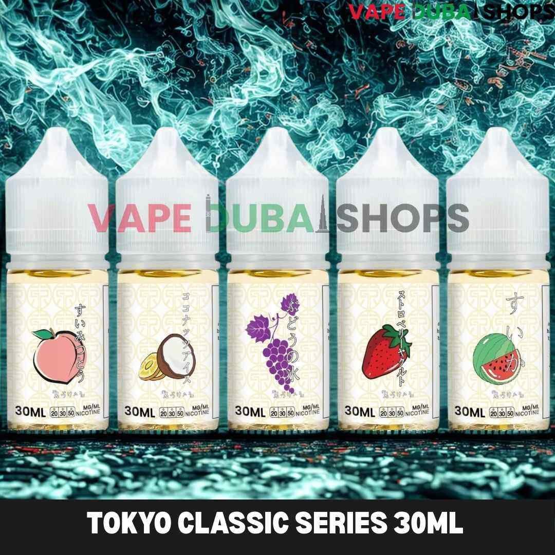Tokyo classic series 30ml Salt Nicotine 20mg 30mg 50mg in Dubai, UAE Tokyo classic series 30ml Salt Nicotine 20mg 30mg 50mg in Dubai, UAE - Image 1