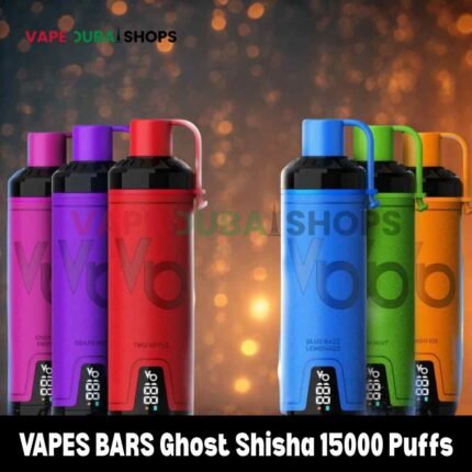 VAPES BARS Ghost Shisha 15000 Puffs 5MG Nicotine Disposable Vape in Dubai
