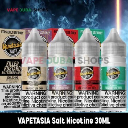 VAPETASIA Salt Nicotine 30ML Vape Juice 24MG and 48MG E-Liquid in Dubai, UAE