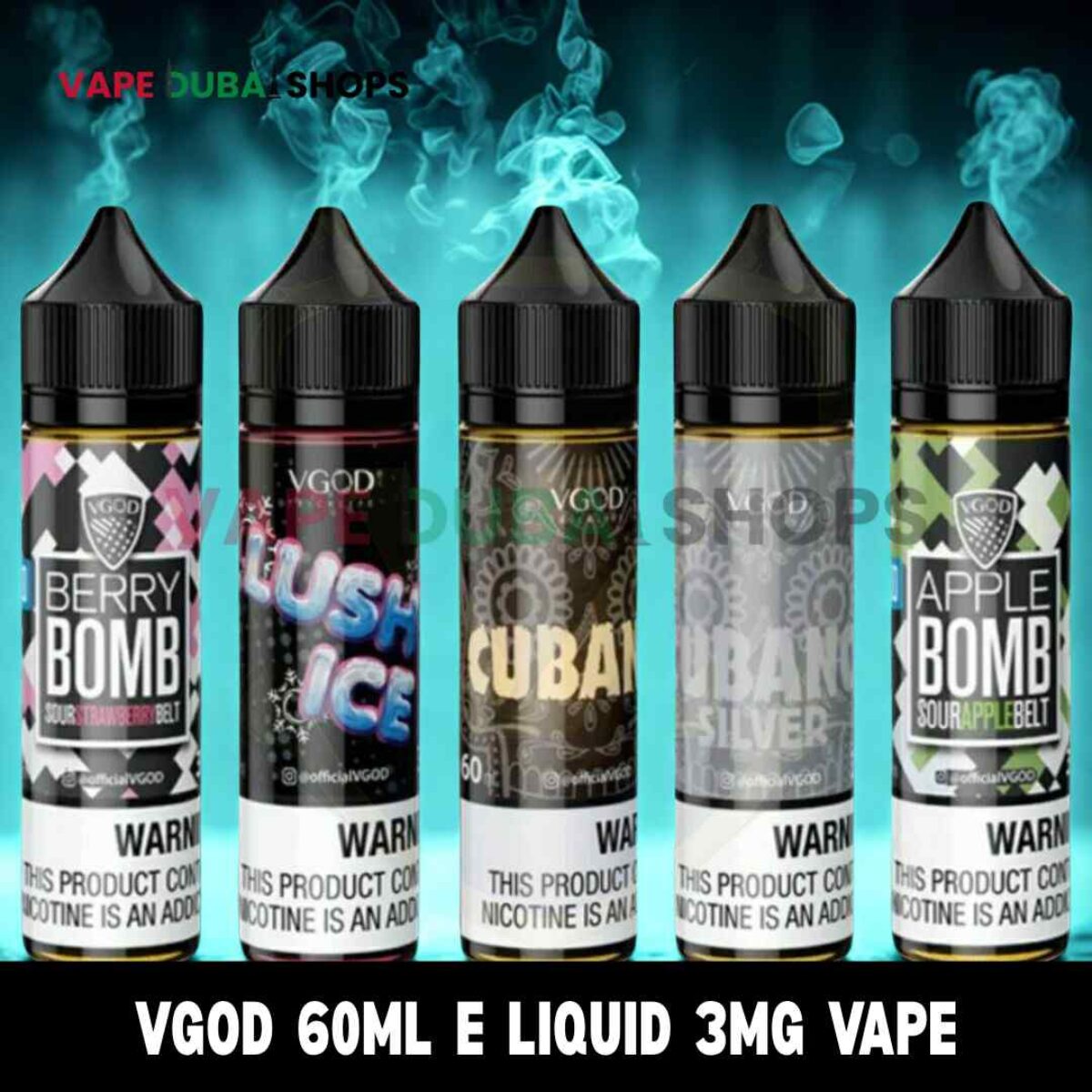 Vgod 60ml E Liquid 3MG E Juice – Vape Juice – Buy Now