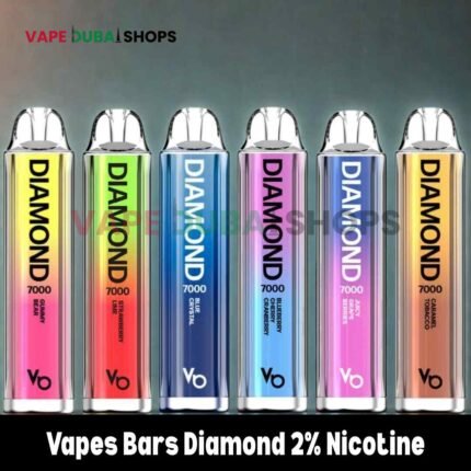 Vapes Bars Diamond 2% Nicotine 7000 Puffs in Dubai, UAE