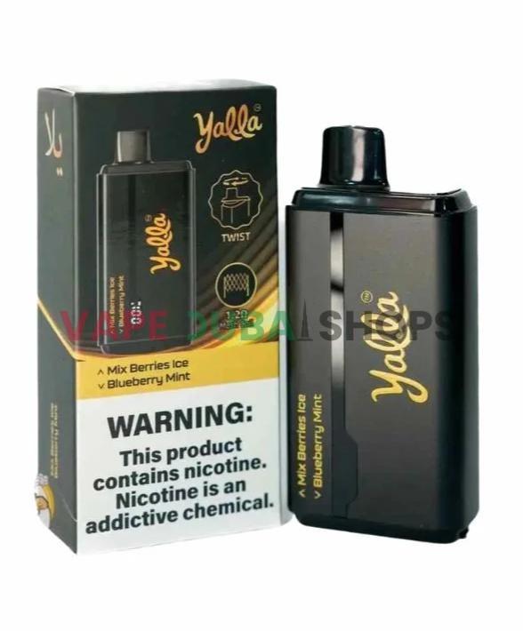 YALLA 24000 Puffs 50MG Nicotine disposable vape – Buy Now