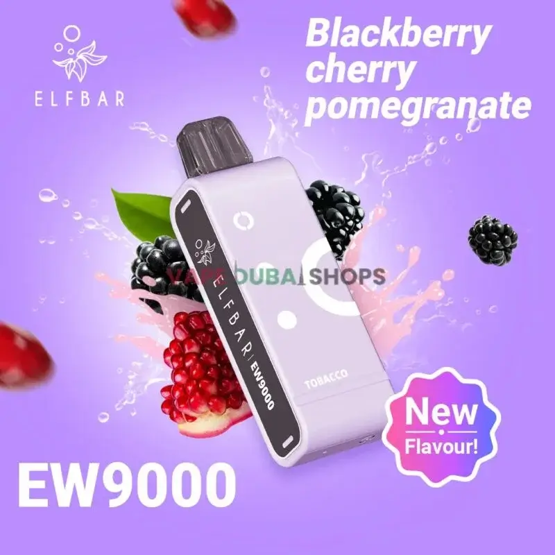 ELF BAR EW9000 Prefilled Pod Kit 9000 Puffs New 2024 In UAE-Blackberry_cherry_pomegranate