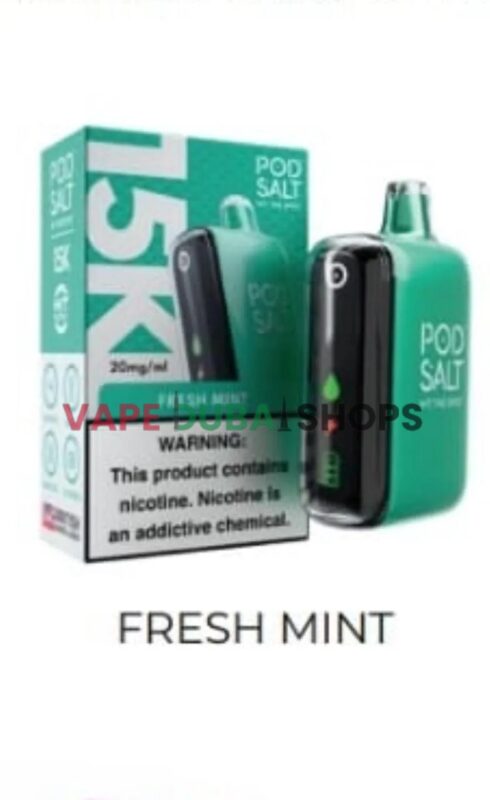 Podsalt-15000-Puffs-2-Nicotine-Disposable-Fresh-Mint