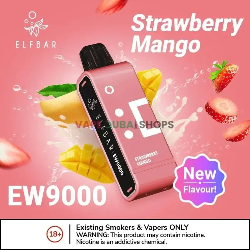 ELF BAR EW9000 Prefilled Pod Kit 9000 Puffs New 2024 In UAE-Strawberry-Mango