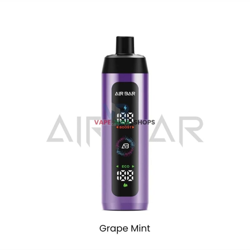 Airbar E-shisha 15000 puffs 3mg nicotine DTL vape __Grape Mint