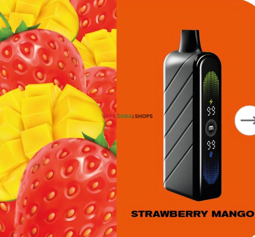 Fummo Nova 50000 Puffs 20mg Disposable Vape in Dubai - strawberry mango