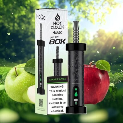 HoQa 80k puffs 5_ nicotine Disposable Vape in Dubai double apple