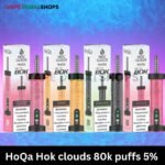 HoQa Hok clouds 80k puffs 5% nicotine shisha based vape