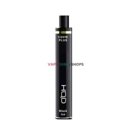 Hqd cuvie plus 1200 puffs 50mg nicotine Disposable Vape in Dubai black_ice