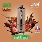 JNR Shisha Storm 52000 Puffs Disposable Vape 2% DTL in the UAE__Fizzy Cherry Cola