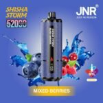 JNR Shisha Storm 52000 Puffs Disposable Vape 2% DTL in the UAE__Mixed Berries