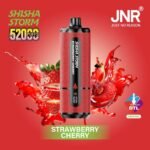 JNR Shisha Storm 52000 Puffs Disposable Vape 2% DTL in the UAE__Strawberry Cherry