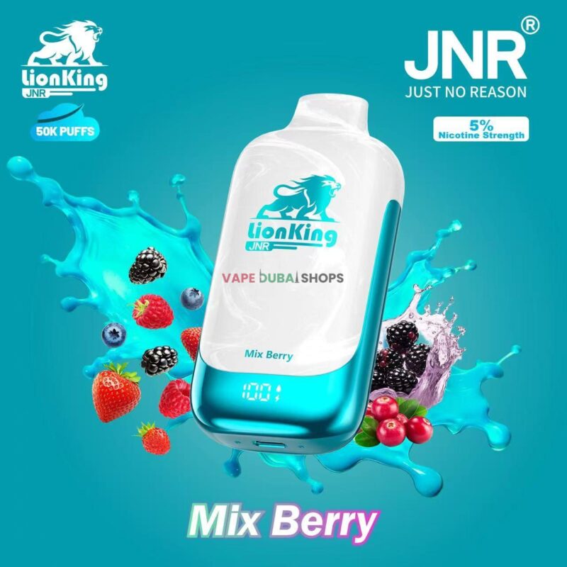 JNR lion king 50000 puffs 50mg nicotine__mix berry
