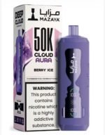 MAZAYA CLOUD AURA 50K Disposable Vape in Dubai berry ice
