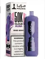 MAZAYA CLOUD AURA 50K Disposable Vape in Dubai mixed berry
