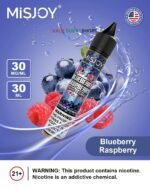 Misjoy premium salt nicotine 30mg 30mg liquid USA brand __Blueberry Raspberry