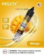 Misjoy premium salt nicotine 30mg 30mg liquid USA brand __Mango