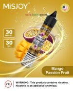 Misjoy premium salt nicotine 30mg 30mg liquid USA brand __Mango Passion Fruits