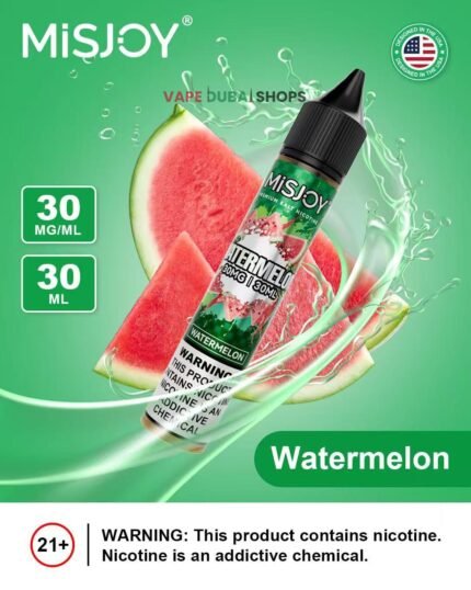 Misjoy premium salt nicotine 30mg 30mg liquid USA brand __Watermelon