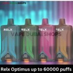 Relx Optimus up to 60000 puffs 50mg nicotine disposable vape