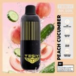 TESIYI AK 50000 Puffs 50mg Disposable Vape in Dubai peach cucumber