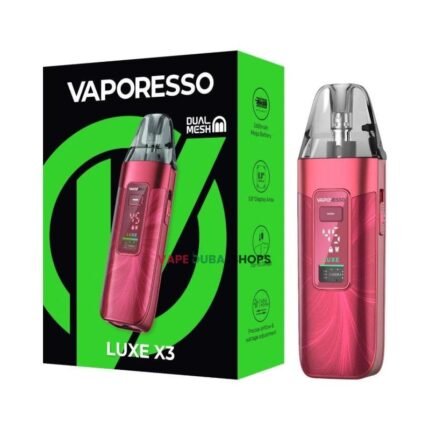 Vaporesso Luxe x3 Pod System in Dubai - sheer red