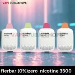 flerbar (0%)zero nicotine 3500 puffs vape