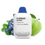 flerbar (0%)zero nicotine 3500 puffs vape __blueberry apple.jfif