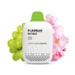 flerbar (0%)zero nicotine 3500 puffs vape __green grape.jfif