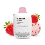 flerbar (0%)zero nicotine 3500 puffs vape __strawberry ice cream.jfif