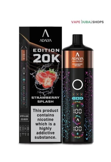 Adalya Edition 20k 20000 Puffs Shisha Disposable Vape DUBAI - Strawberry Splash