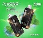 Aivono Aim Magic 20000 Puffs Zero Nicotine Disposable Vape in Dubai - cool mint