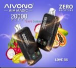 Aivono Aim Magic 20000 Puffs Zero Nicotine Disposable Vape in Dubai - love 66