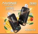 Aivono Aim Magic 20000 Puffs Zero Nicotine Disposable Vape in Dubai - mango ice