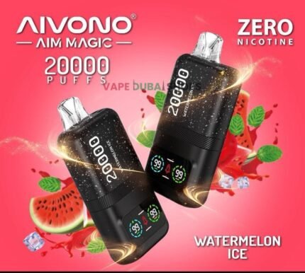 Aivono Aim Magic 20000 Puffs Zero Nicotine Disposable Vape in Dubai - watermelon ice