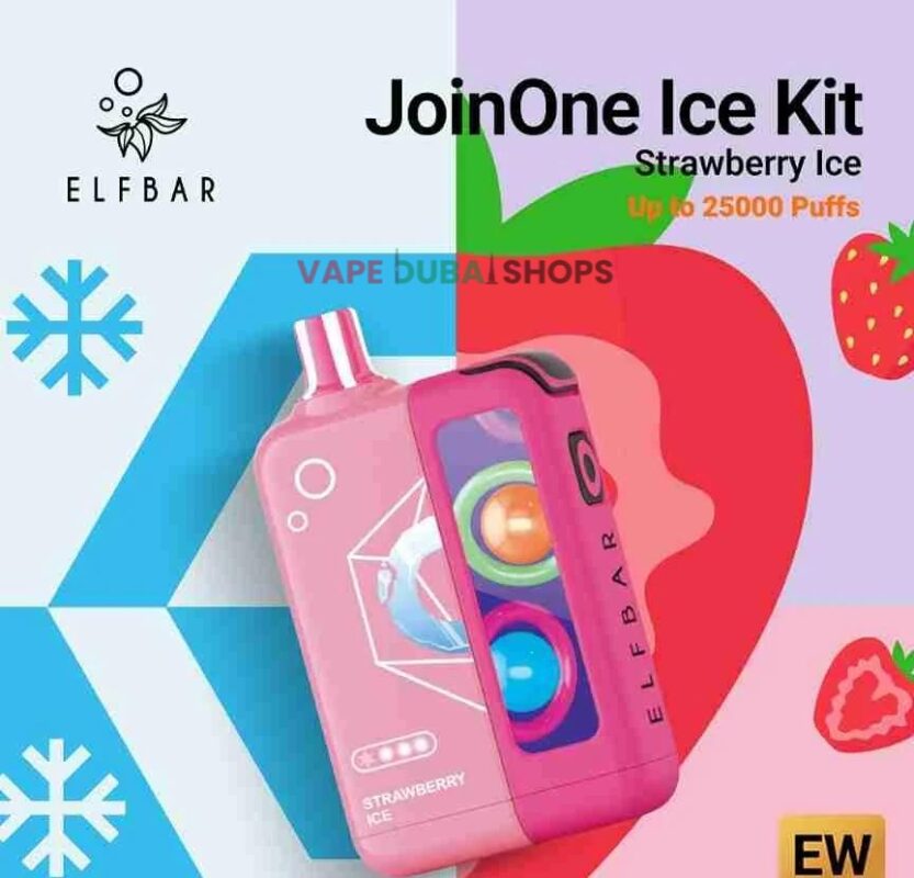 Elf-Bar-ew-25000-Puffs-50mg-Nicotine-Ice-Adjustable-Disposable-Vape-strawberry-ice