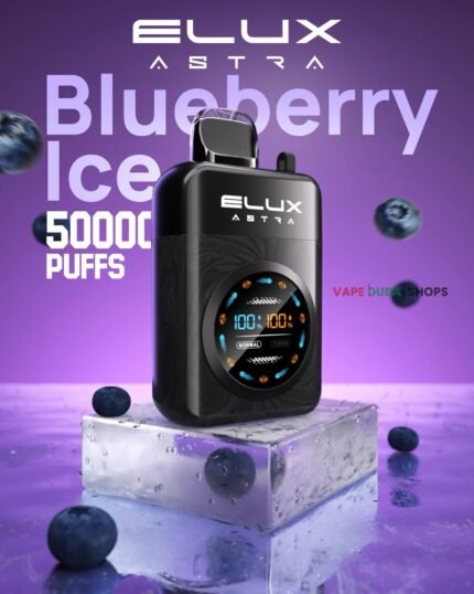 Elux Astra 50000 Puffs Disposable Vape in Dubai - Blueberry Ice