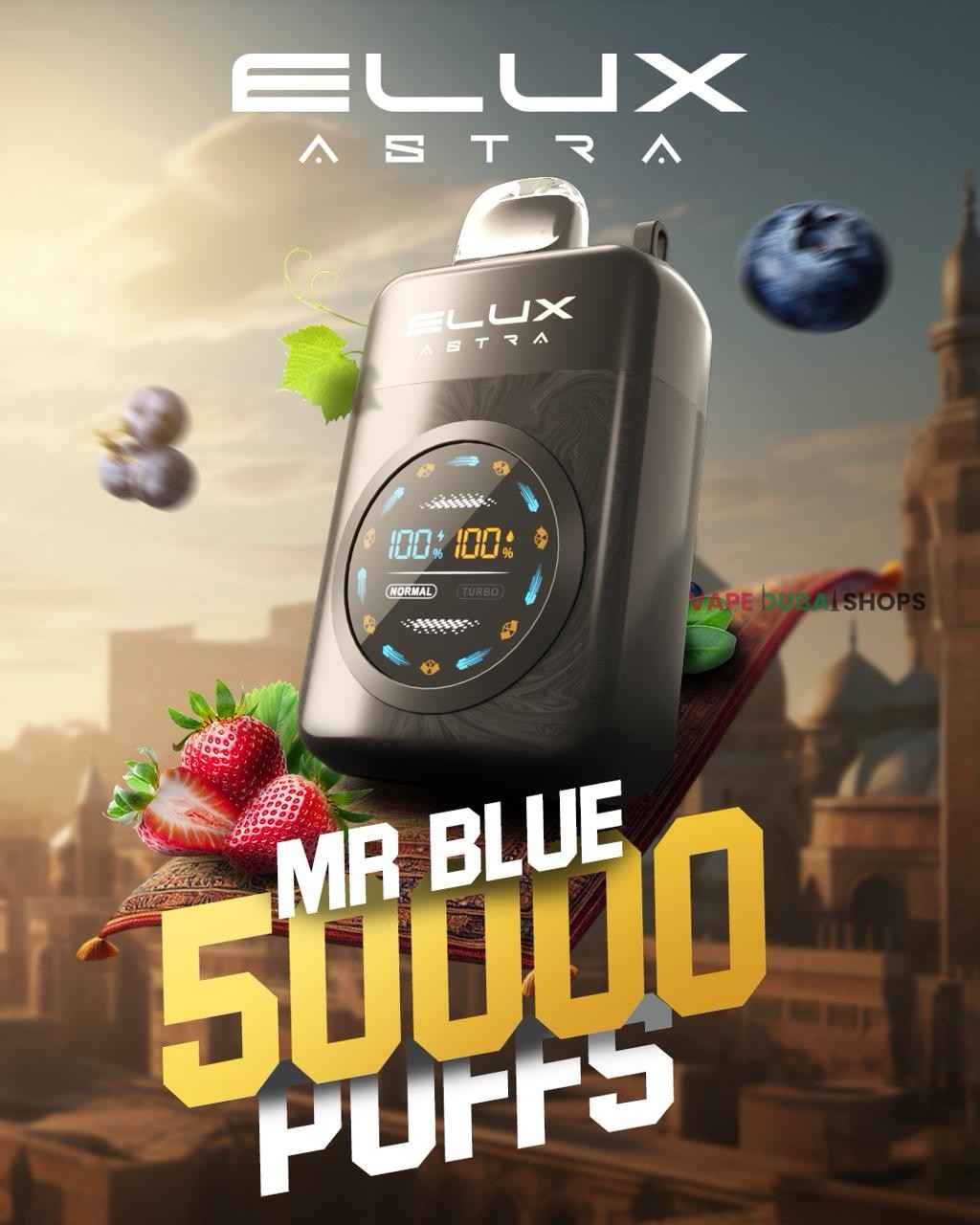 Elux Astra 50000 Puffs Disposable Vape in Dubai - Mr Blue