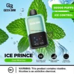 Geek Bar Ice Prince 50000 Puffs Disposable Vape cool mint ice