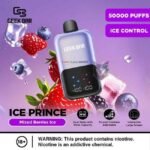 Geek Bar Ice Prince 50000 Puffs Disposable Vape mixed berries ice
