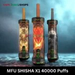 MFU SHISHA X1 40000 Puffs Hookah Disposable Vape In DUBAI