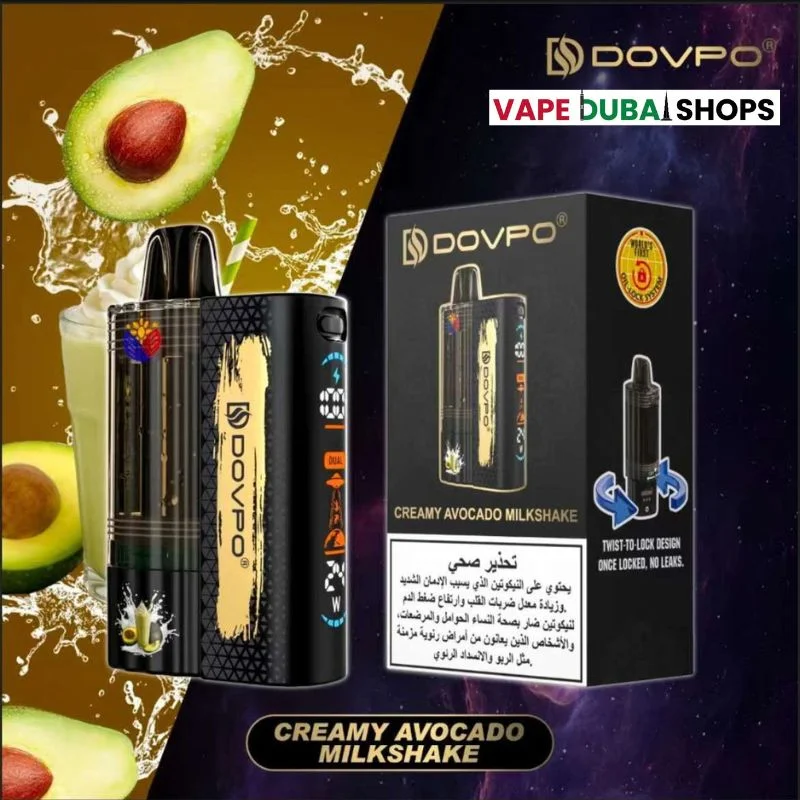 DOVPO-30K-Disposable-Vape-in-UAE-creamy-avocado-milkshake.