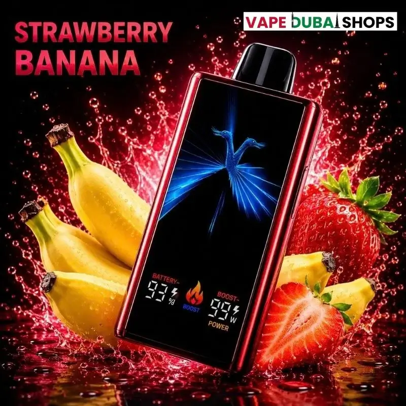 IGNITE-V300-30000-Puffs-Disposable-Vape-50MG-in-Dubai-UAE-strawberry-banana.