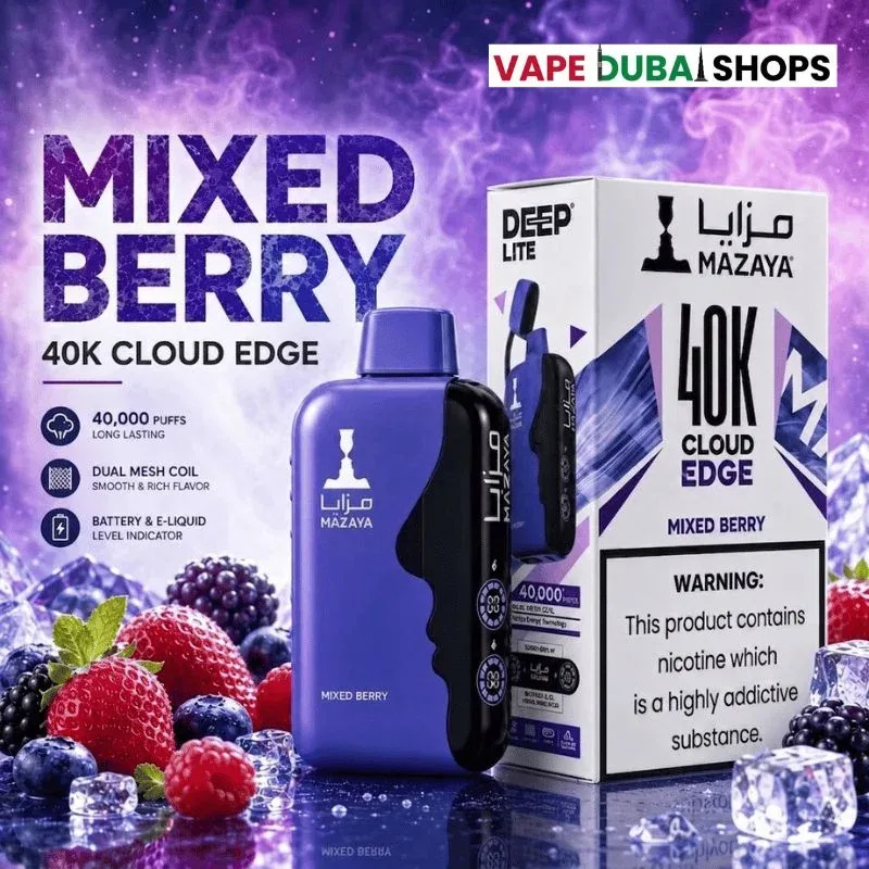 Mazaya-40k-Deep-Lite-20mg-Disposable-Vape-in-Dubai-mixed-berry
